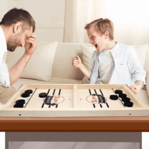 FOOSBALL Sling Puck Game, Portable Table Hockey Game for Kids and Adults