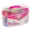 Double-Layer Sewing Kit Box with Threads, Scissors & Needles