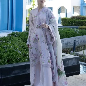 ELAF Santorini Unstitched - 3 Piece - EPN-4B DOLL ME UP