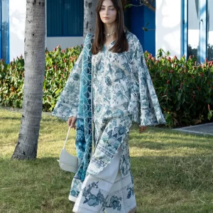 ELAF Santorini Unstitched - 3 Piece - EPN-05 SURREAL