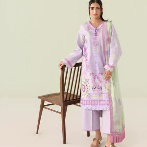 Roheenaz Rosette Lawn 2026 - Azure days