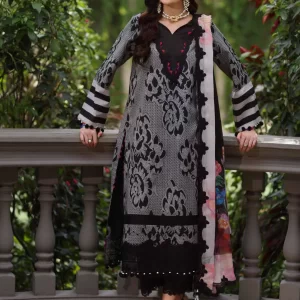 Charizma Aghaz e Nou Embroidered Lawn Unstitched 3Pc Suit AG6-07