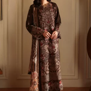 Andaaz by Ramsha Luxury Embroidered Lawn Unstitched 3 Piece Suit - 1303