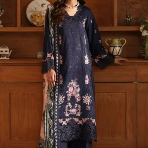 Andaaz by Ramsha Luxury Embroidered Lawn Unstitched 3 Piece Suit - 1308