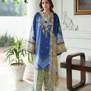 Gentle Petals - Whispered Florals by Roheenaz Unstitched 3 Piece Lawn