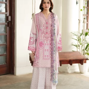 Sorbet Bloom - Whispered Florals by Roheenaz Unstitched 3 Piece Lawn