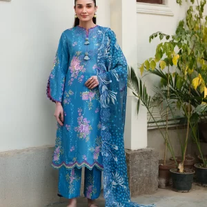 Petal Drift - Whispered Florals by Roheenaz Unstitched 3 Piece Lawn