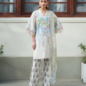 Pale Peony - Whispered Florals by Roheenaz Unstitched 3 Piece Lawn