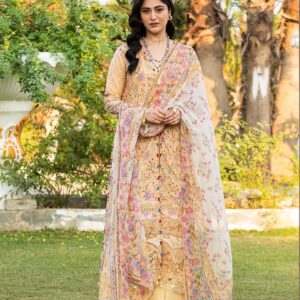 Elaf Chikankari Prints With Chiffon Dupatta 3 Piece 2026 - ERC-5B KHUSHEE