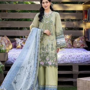 Elaf Chikankari Prints With Chiffon Dupatta 3 Piece 2026 - ERC-8B MENAH